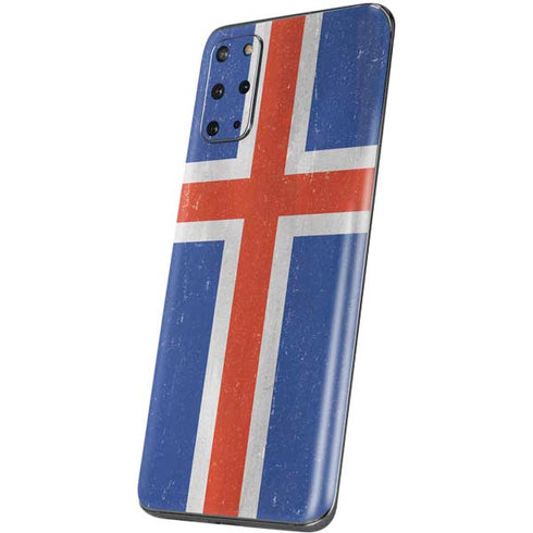 Iceland Flag Distressed Galaxy S20 Plus Skin
