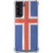 Iceland Flag Distressed Galaxy S21 5G Clear Case