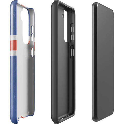 Iceland Flag Distressed Galaxy S21 5G Pro Case