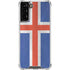 Iceland Flag Distressed Galaxy S21 FE Clear Case