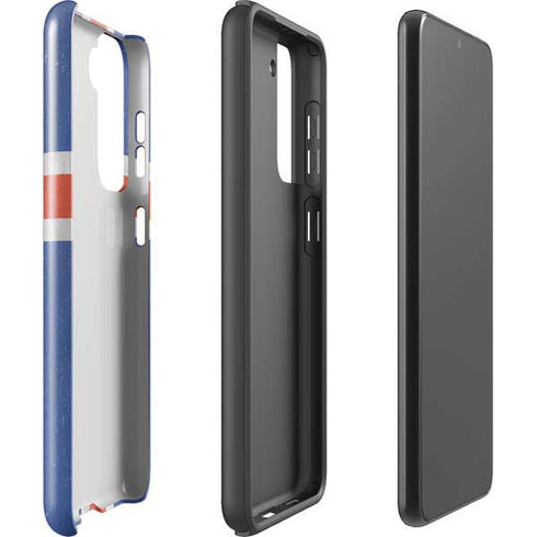 Iceland Flag Distressed Galaxy S21 FE Pro Case