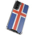 Iceland Flag Distressed Galaxy S21 Plus 5G Clear Case
