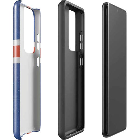 Iceland Flag Distressed Galaxy S21 Ultra 5G Pro Case