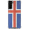 Iceland Flag Distressed Galaxy S22 Plus Clear Case