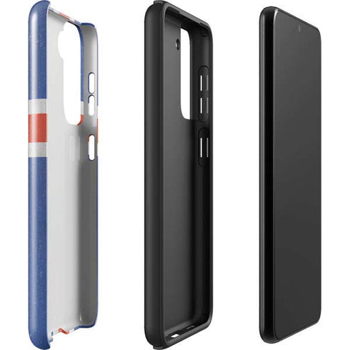 Iceland Flag Distressed Galaxy S22 Plus Pro Case