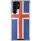 Iceland Flag Distressed Galaxy S22 Ultra Clear Case