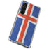 Iceland Flag Distressed Galaxy S23 Clear Case