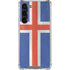 Iceland Flag Distressed Galaxy S23 Plus Clear Case