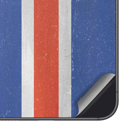 Iceland Flag Distressed Galaxy S23 Skin