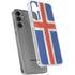 Iceland Flag Distressed Galaxy S24 Plus Clear Case