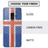 Iceland Flag Distressed Galaxy S9 Skin