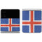 Iceland Flag Distressed Galaxy Z Flip4 5G Skin