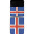Iceland Flag Distressed Galaxy Z Flip4 5G Skin