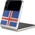 Iceland Flag Distressed Galaxy Z Flip4 5G Skin