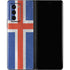 Iceland Flag Distressed Galaxy Z Fold2 5G Skin