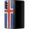 Iceland Flag Distressed Galaxy Z Fold3 5G Skin