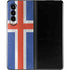 Iceland Flag Distressed Galaxy Z Fold3 5G Skin