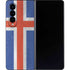 Iceland Flag Distressed Galaxy Z Fold4 5G Skin