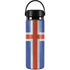 Iceland Flag Distressed Hydro Flask 20oz Wide Mouth Skin