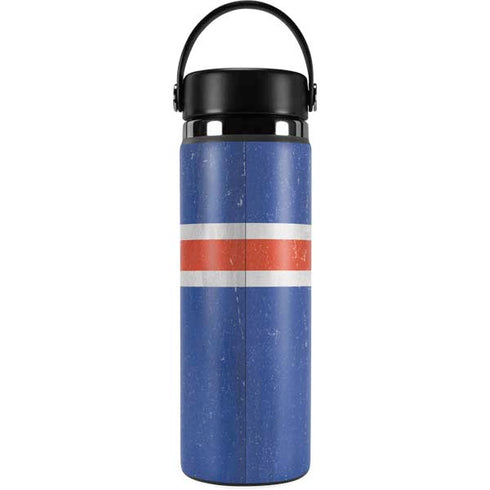 Iceland Flag Distressed Hydro Flask 20oz Wide Mouth Skin