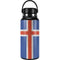 Iceland Flag Distressed Hydro Flask 32oz Wide Mouth Skin