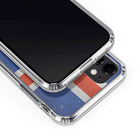 Iceland Flag Distressed iPhone 11 Clear Case