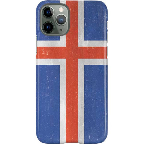 Iceland Flag Distressed iPhone 11 Pro Lite Case