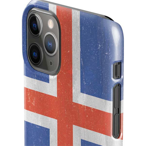 Iceland Flag Distressed iPhone 11 Pro Lite Case