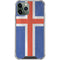 Iceland Flag Distressed iPhone 11 Pro Max Clear Case