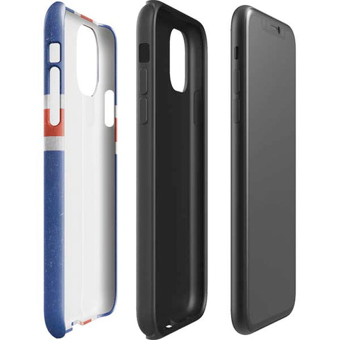 Iceland Flag Distressed iPhone 11 Pro Max Impact Case