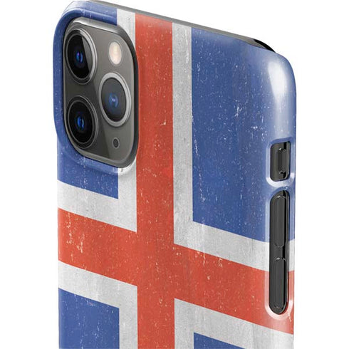 Iceland Flag Distressed iPhone 11 Pro Max Lite Case