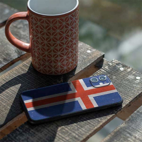 Iceland Flag Distressed iPhone 11 Skin