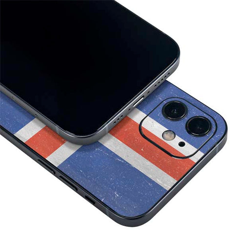 Iceland Flag Distressed iPhone 12 Mini Skin