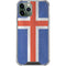 Iceland Flag Distressed iPhone 12 Pro Clear Case