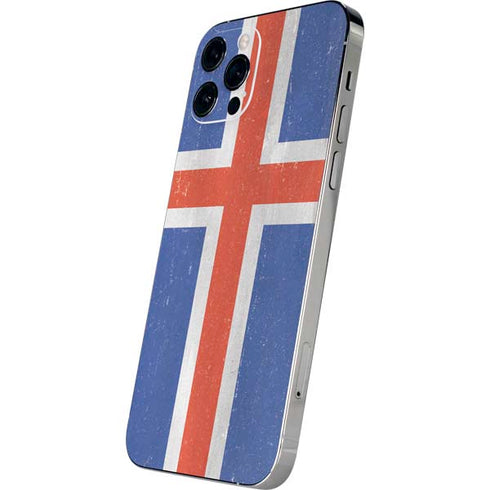 Iceland Flag Distressed iPhone 12 Pro Max Skin