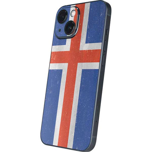 Iceland Flag Distressed iPhone 13 Mini Skin