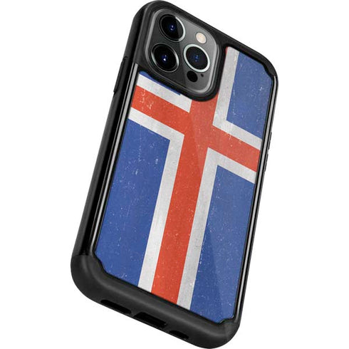 Iceland Flag Distressed iPhone 13 Pro Cargo Case