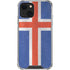 Iceland Flag Distressed iPhone 15 Plus Clear Case