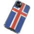 Iceland Flag Distressed iPhone 15 Plus Clear Case