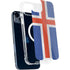 Iceland Flag Distressed iPhone 15 Plus MagSafe Case