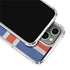 Iceland Flag Distressed iPhone 14 Pro Clear Case