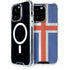 Iceland Flag Distressed iPhone 14 Pro MagSafe Case