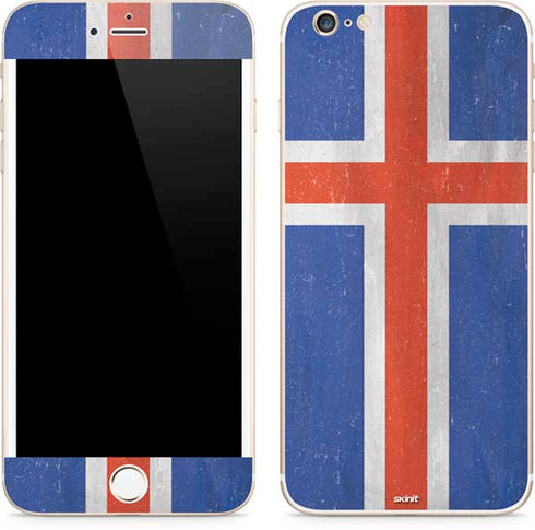 Iceland Flag Distressed iPhone 6/6s Plus Skin