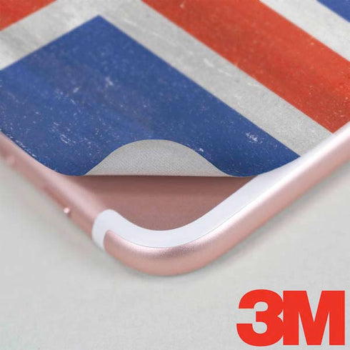 Iceland Flag Distressed iPhone 7 Skin