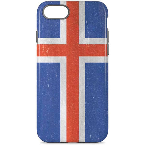 Iceland Flag Distressed iPhone 8 Pro Case