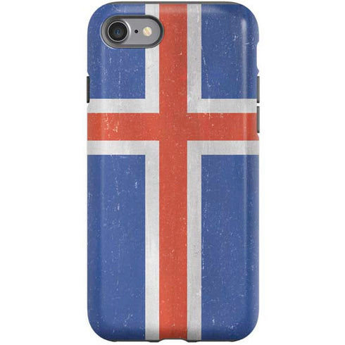 Iceland Flag Distressed iPhone SE (2nd & 3rd Gen) Pro Case