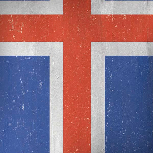 Iceland Flag Distressed iPhone X Skin