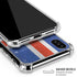 Iceland Flag Distressed iPhone XS Max Clear Case