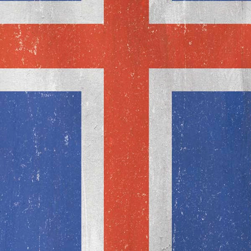 Iceland Flag Distressed iPhone XS Skin
