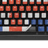 Iceland Flag Distressed K95 RGB PLATINUM Mechanical Gaming Keyboard Skin